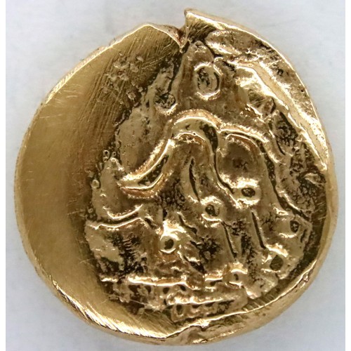 3024 - 3rd Celtic / Pritani gold Stater attributed to Corieltauvi tribe. P&P Group 1 (£14+VAT for the first... 