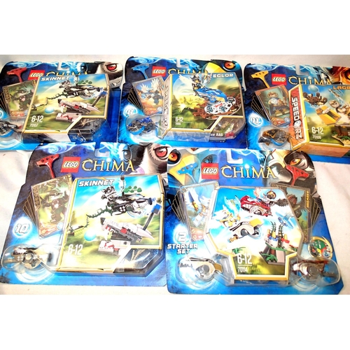 2195 - Five sealed Lego Legends Of Chima sets. P&P Group 3 (£25+VAT for the first lot and £5+VAT for subseq... 