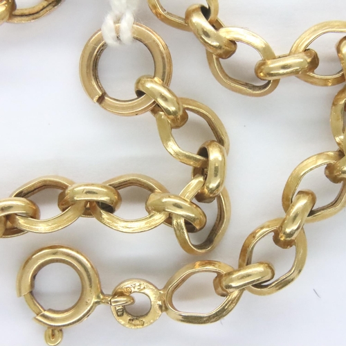 67 - 18ct gold bracelet, L: 17 cm, 4.8g. P&P Group 1 (£14+VAT for the first lot and £1+VAT for subsequent... 