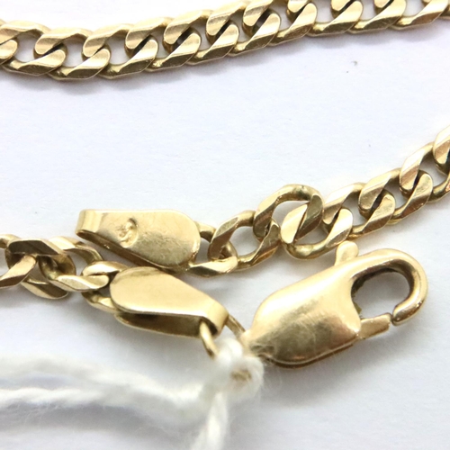 71 - 14ct gold bracelet, L: 21 cm, 3.4g. P&P Group 1 (£14+VAT for the first lot and £1+VAT for subsequent... 