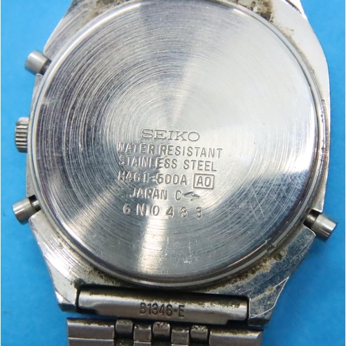 116A - Two Seiko gents wristwatches, not working at lotting. P&P Group 1 (£14+VAT for the first lot and £1+... 