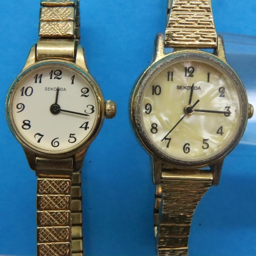 118 - Two ladies Sekonda cocktail wristwatches. P&P Group 1 (£14+VAT for the first lot and £1+VAT for subs... 