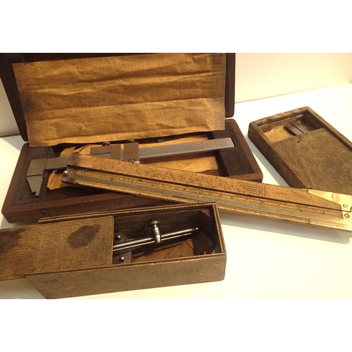 1083 - Small collection of engineers measuring tools. Not available for in-house P&P, contact Paul O'Hea at... 