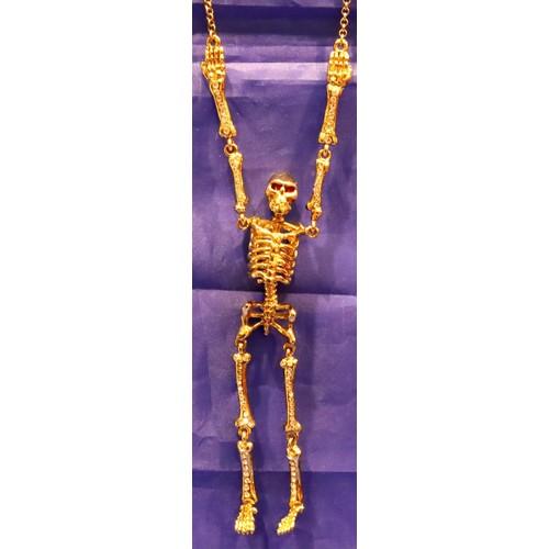 95 - Butler and Wilson skeleton necklace. P&P Group 1 (£14+VAT for the first lot and £1+VAT for subsequen... 