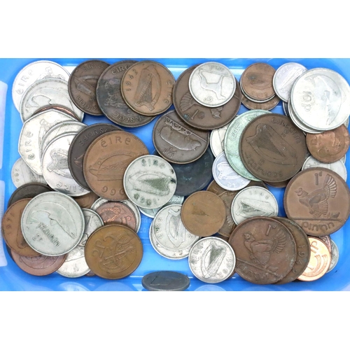 3008 - A small collection of Irish 20th century coinage, most 1960s-70s. P&P Group 1 (£14+VAT for the first... 