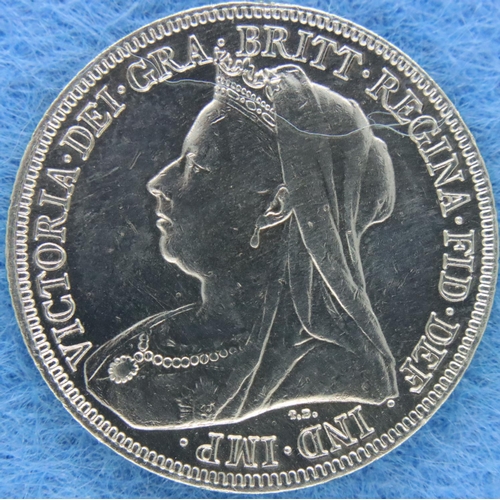 3061 - 1897 silver shilling of Queen Victoria (widow head). P&P Group 1 (£14+VAT for the first lot and £1+V... 