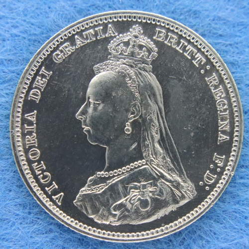 3065 - 1887 silver shilling of Queen Victoria. P&P Group 1 (£14+VAT for the first lot and £1+VAT for subseq... 