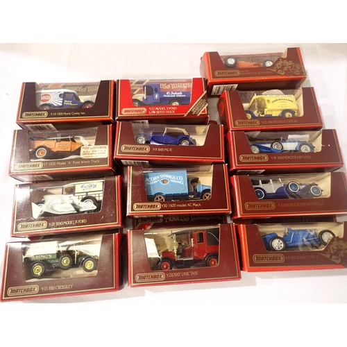 2076 - Thirteen Matchbox models of YesterYear. P&P Group 2 (£18+VAT for the first lot and £3+VAT for subseq... 