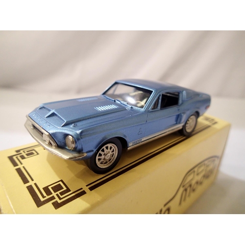 2084 - Brooklin models 1/43 scale diecast 1968 Shelby Mustang GT 500, in very near mint condition, boxed. P... 