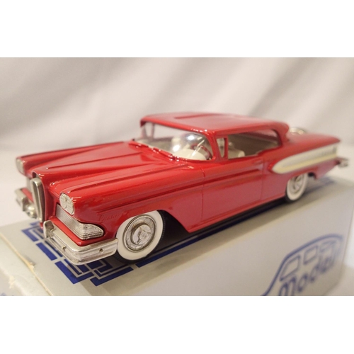 2085 - Brooklin models 1/43 scale diecast 1958 Edsel Citation Collectors Club third members model in very n... 