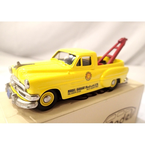 2087 - Brooklin Models 1/43 scale diecast 1953 Pontiac pick-up model garage (Redtruth) ltd, in very near mi... 