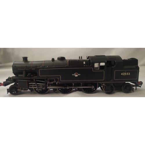 2114 - Hornby 2.6.4 T, BR black 42553 (renumbered), DCC fitted no. 53, in very good condition, unboxed. P&P... 