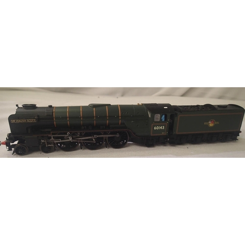 2121 - Hornby rename/number 60143, Sir Walter Scott, BR Green, Late Crest, DCC fitted no. 43, in very good ... 