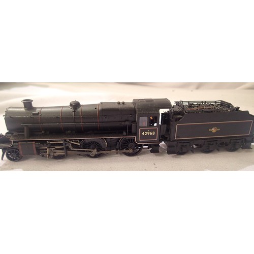 2117 - Bachmann 2.6.0 and tender, BR Black, 42968, Late Crest, DCC fitted no. 08, in very good condition, u... 