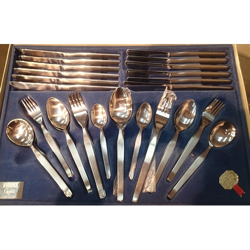 1064 - Viners international canteen of cutlery. Not available for in-house P&P, contact Paul O'Hea at Mailb... 