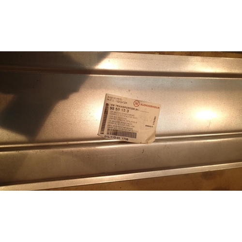 1608 - VW Transporter lower section door repair panel. Not available for in-house P&P, contact Paul O'Hea a... 