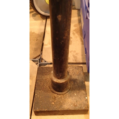 1609 - Large heavy road pawing lamp. Not available for in-house P&P, contact Paul O'Hea at Mailboxes on 019... 