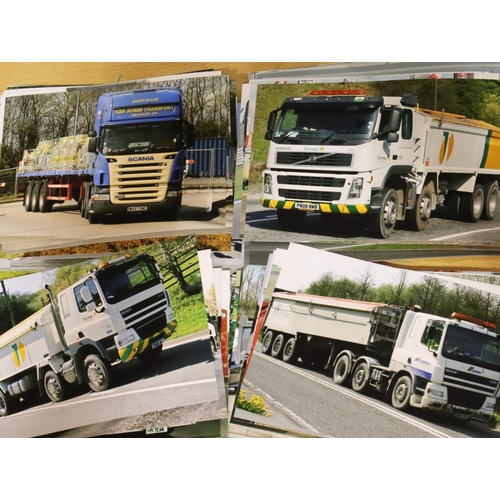 3096 - 200 printed photographs of trucks, track cars and others. P&P Group 1 (£14+VAT for the first lot and... 