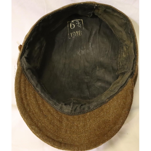 3134 - WWI Canadian Engineers trench cap dated 1918. P&P Group 2 (£18+VAT for the first lot and £3+VAT for ... 