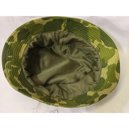 3137 - Vietnam War period US parachute-material-made jungle boonie hat. P&P Group 2 (£18+VAT for the first ... 