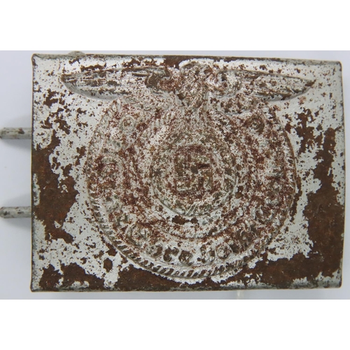 3166 - German WWII semi relic belt buckle type. P&P Group 1 (£14+VAT for the first lot and £1+VAT for subse... 