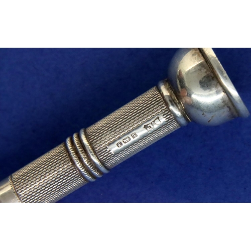 144 - Hallmarked silver cigar cutter, Birmingham assay. P&P Group 1 (£14+VAT for the first lot and £1+VAT ... 