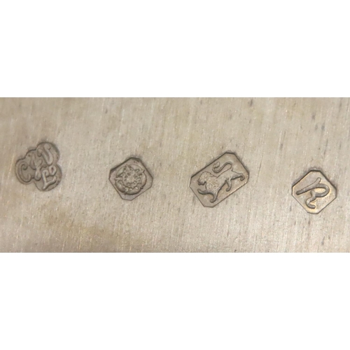 153 - Boxed hallmarked silver plate with 1992 inscription, D: 22 cm, 330g. P&P Group 1 (£14+VAT for the fi... 