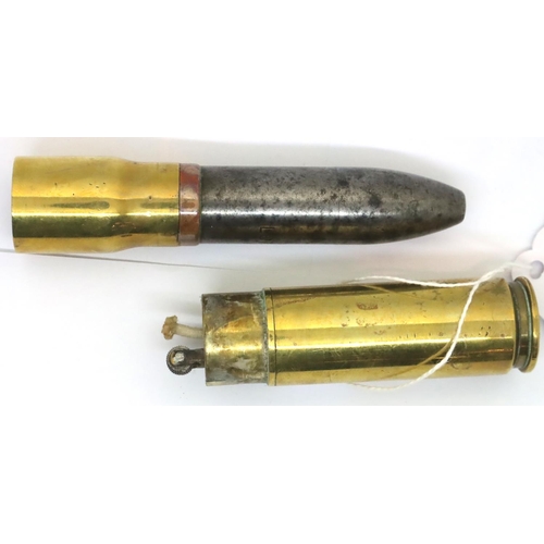169 - Trench art table lighter in the form of a bullet dated 1941. P&P Group 1 (£14+VAT for the first lot ... 