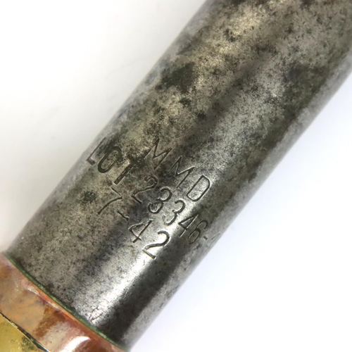 169 - Trench art table lighter in the form of a bullet dated 1941. P&P Group 1 (£14+VAT for the first lot ... 