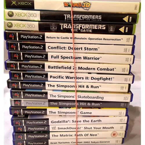 2243 - Collection of mixed Playstation 2 and Xbox video games. Not available for in-house P&P, contact Paul... 