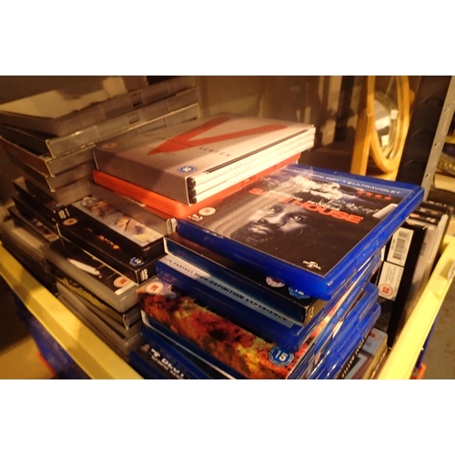 1159 - Large quantity of DVDs and Blu Rays to include Planet of The Apes etc. Not available for in-house P&... 
