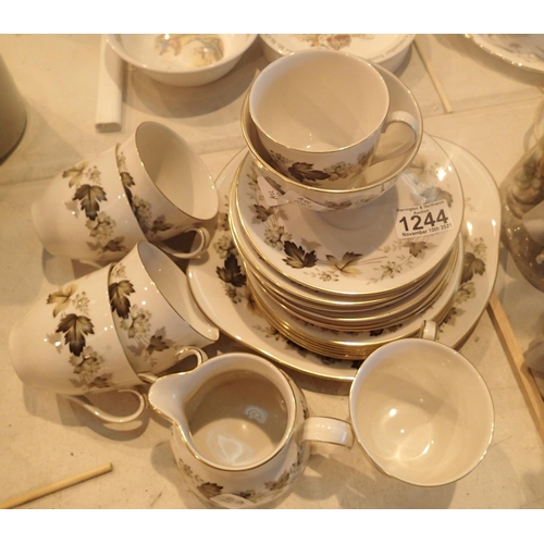 1244 - Royal Doulton tea service in the Larchmont pattern. Not available for in-house P&P, contact Paul O'H... 