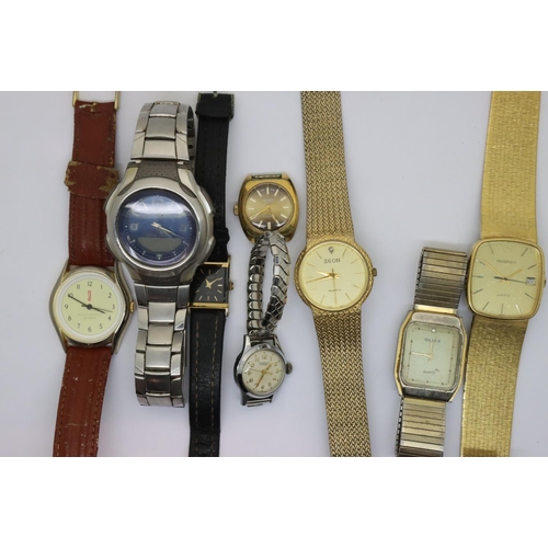 1133 - Collection of gents wristwatches to include a Regency quartz example. P&P Group 2 (£18+VAT for the f... 