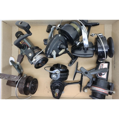 1133B - Collection of fishing reels including Mitchell and Daiwia.   Not available for in-house P&P, contact... 