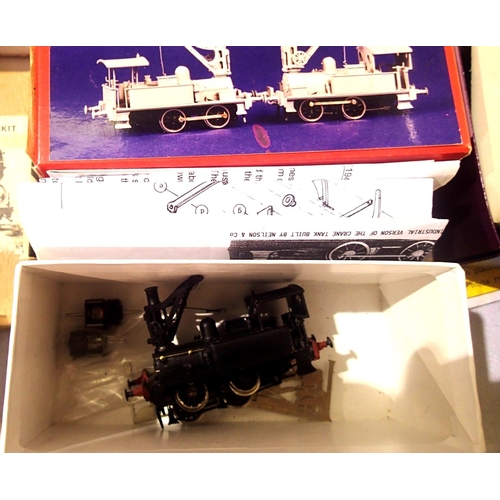 2103 - N Gauge kit built Gem Fowler 0.8.0. 7F, with Farish chassis, LMS Black, 9563, fair to good condition... 