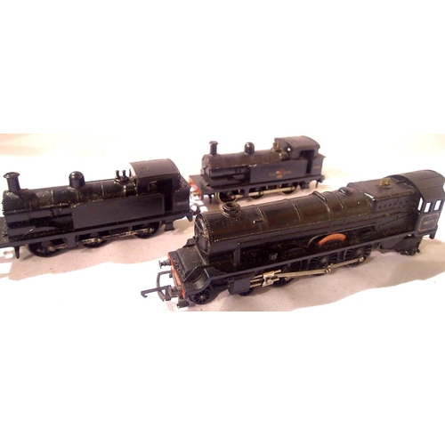 2083 - Triang Princess Victoria, Black loco only, Hornby Dublo 0.6.0. Tank and Wrenn 0.6.0, all spares/repa... 