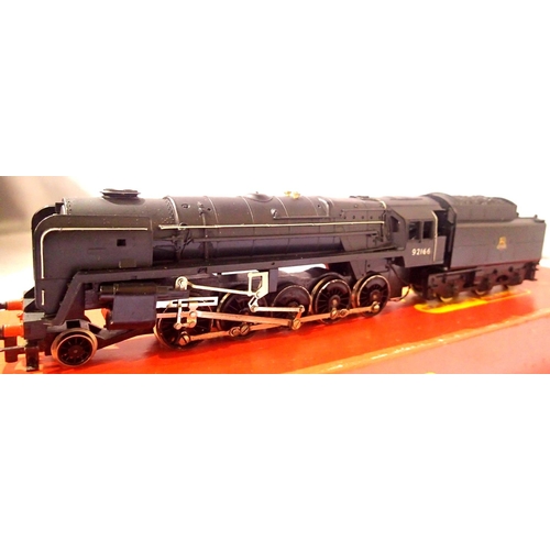 2095 - Hornby R550 Class 9F, Black, Early Crest, 92166, in very good to excellent condition, no paperwork, ... 