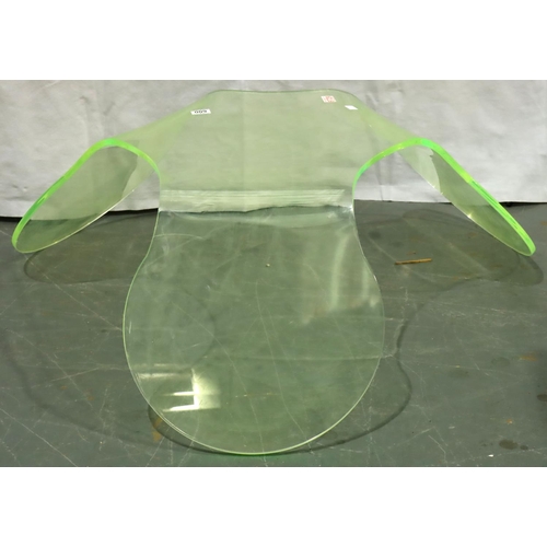 600 - Habitat neon acrylic coffee table c1970. Condition report: Few surface scratches to top of table, No... 