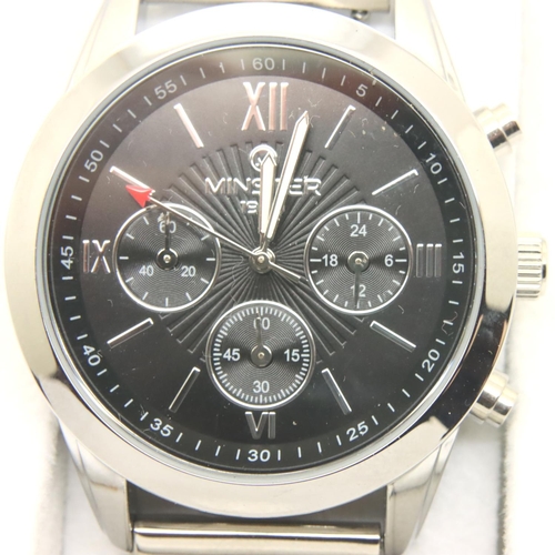 78 - Minster; gents boxed wristwatch, working at lotting. P&P Group 1 (£14+VAT for the first lot and £1+V... 