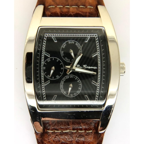 88 - Ben Sherman; gents chronograph wristwatch, working at lotting. P&P Group 1 (£14+VAT for the first lo... 