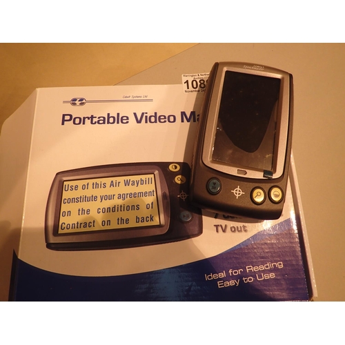 1089 - Portable video magnifier with a 4.3'' display. P&P Group 2 (£18+VAT for the first lot and £3+VAT for... 