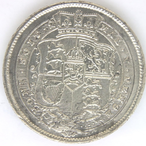 3064 - 1820 silver shilling of George III. P&P Group 1 (£14+VAT for the first lot and £1+VAT for subsequent... 