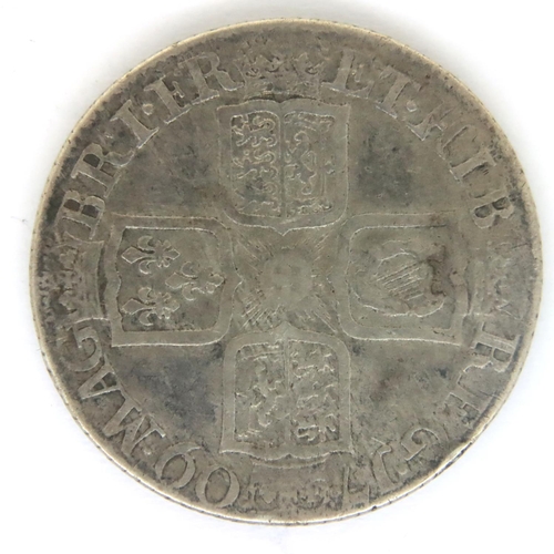 3074 - 1709 silver shilling of Queen Anne. P&P Group 1 (£14+VAT for the first lot and £1+VAT for subsequent... 