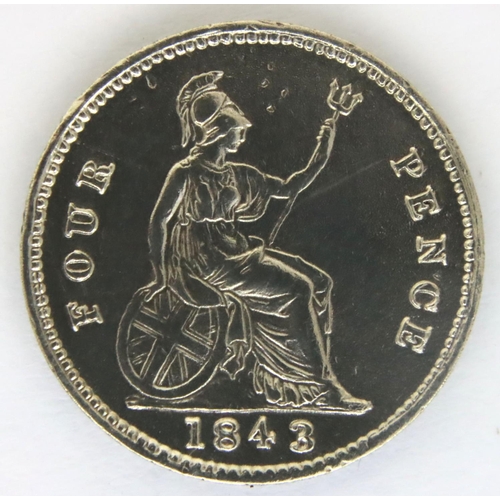 3075 - 1898 silver Maundy fourpence of Queen Victoria. P&P Group 1 (£14+VAT for the first lot and £1+VAT fo... 