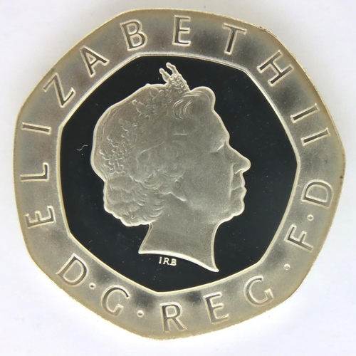 3083 - 2000 silver proof twenty pence, encapsulated. P&P Group 1 (£14+VAT for the first lot and £1+VAT for ... 