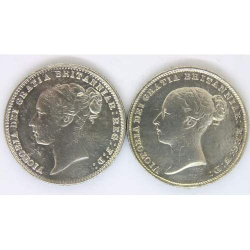 3088 - Two silver sixpences of Queen Victoria. P&P Group 1 (£14+VAT for the first lot and £1+VAT for subseq... 