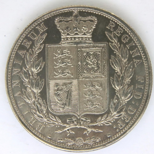 3101 - 1884 silver half crown of Queen Victoria, young head - EF details. P&P Group 1 (£14+VAT for the firs... 