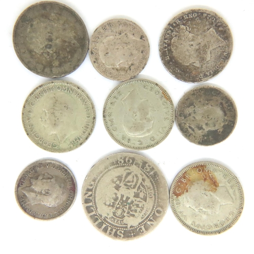 3105 - Mixed circulated UK silver coinage. P&P Group 1 (£14+VAT for the first lot and £1+VAT for subsequent... 