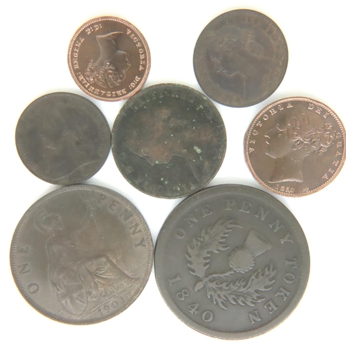 3106 - Copper and bronze coins of Queen Victoria. P&P Group 1 (£14+VAT for the first lot and £1+VAT for sub... 