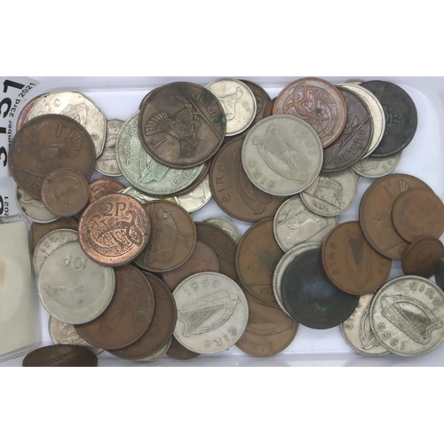 3151 - A small collection of Irish 20th century coins, mostly 1960-1970s. P&P Group 1 (£14+VAT for the firs... 